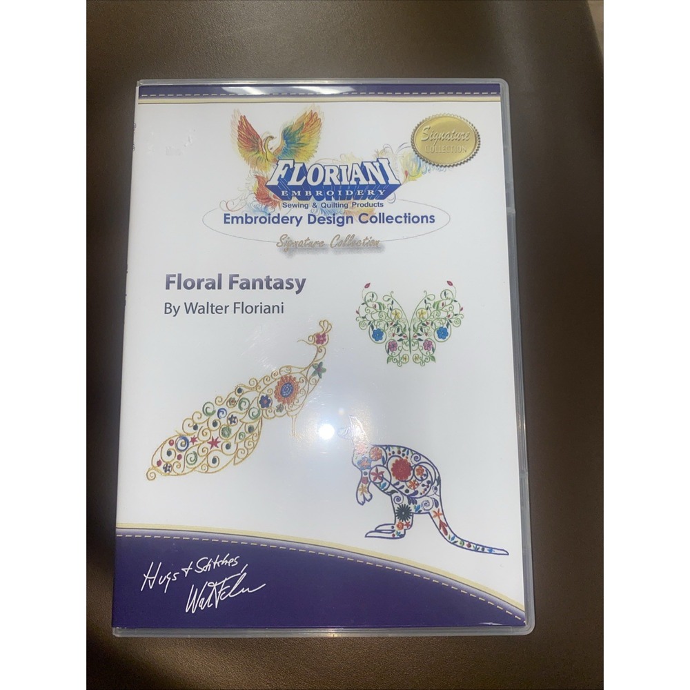 Floral Fantasy Machine‎ Embroidery Designs CD Peacock Butterfly Cat Owl-Floriani